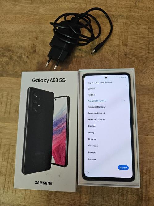 Samsung Galaxy A53 5G, Telecommunicatie, Mobiele telefoons | Samsung, Gebruikt, Galaxy A, 128 GB, Zonder abonnement, Zonder simlock