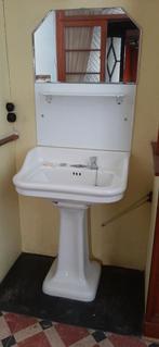 Retro lavabo met kraan op te halen in Blankenberge, Ophalen, Gebruikt