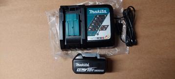 Makita lader met accu 18V - Nieuw  beschikbaar voor biedingen