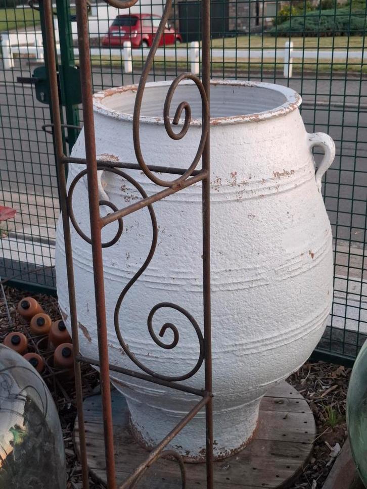 Grote Griekse terracotta tuinvaas! EYECATHER VD TUIN!, Tuin en Terras, Tuinvazen, Ophalen