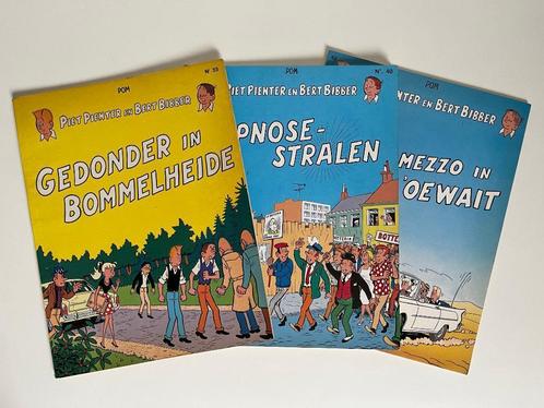 Piet Pienter en Bert Bibber - nrs 33, 40, 43 - 1e druk, Livres, BD, Envoi