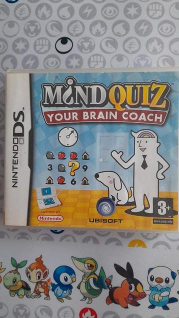 Mind quiz your brain coach nintendo ds game spel disponible aux enchères