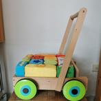 Houten loopwagentje met zachte blokken, Kinderen en Baby's, Ophalen, Gebruikt, Duw- of Trekspeelgoed