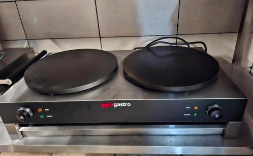 Pannenkoekenmaker - met 2 platen - Ø 400mm, Elektronische apparatuur, Kookplaten, Zo goed als nieuw, Ophalen
