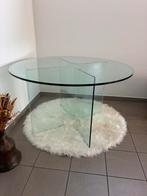 Table vintage en verre FIAM italia - Excellent état !, Maison & Meubles, Enlèvement ou Envoi, Comme neuf, Verre