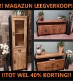 UITVERKOOP Industriele mangohouten meubels, Nieuw, Ophalen of Verzenden