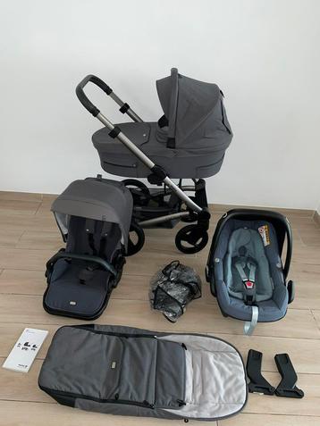 Mutsy Nio 4 Grey kinderwagen 3-in-1 Compleet Set