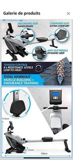 Rameur Bluefin Blade 2.0, Sports & Fitness, Équipement de fitness, Enlèvement