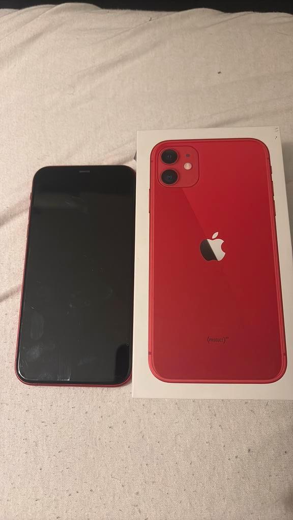 Apple iPhone 11 75% batterij, Telecommunicatie, Mobiele telefoons | Apple iPhone, 64 GB, iPhone 11, Rood, Ophalen