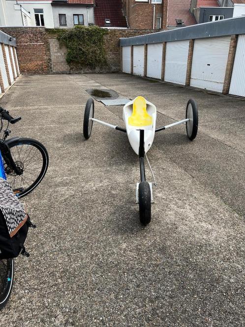 Zeilwagen klasse 5 met 2 zeilen, Watersport en Boten, Zeilen en Zeiltoebehoren, Gebruikt, Overige typen, Ophalen