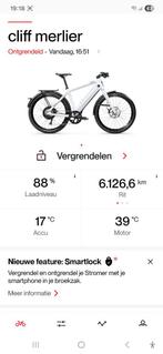 Stromer ST3 blanc avec chaîne. Taille L. Selle suspendue .wi, Vélos & Vélomoteurs, Enlèvement ou Envoi, Utilisé, Stromer