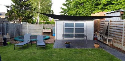 Schaduwdoek Nesling 5 x 5 m, Tuin en Terras, Schaduwdoeken, Nieuw, Ophalen