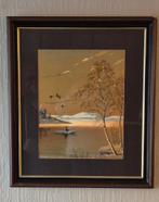 Vintage E.Stephens ingelijst werk Lac de Montagn., Ophalen