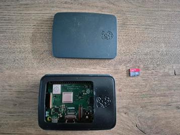 Raspberry pi model 3 B+ & sd card 16 gb beschikbaar voor biedingen