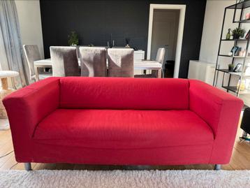 Rode Klippan zetel IKEA beschikbaar voor biedingen