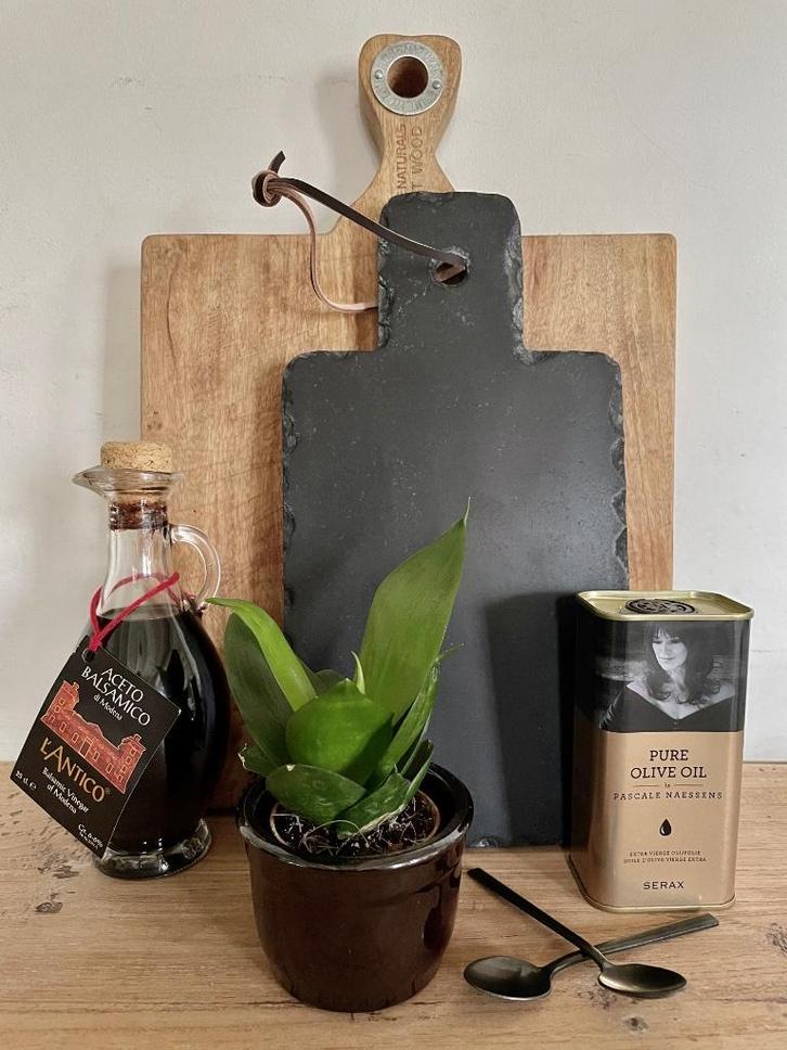 hapjes plank in Leisteen van Bloomingville (nieuw in doos), Huis en Inrichting, Keuken | Keukenbenodigdheden, Nieuw, Ophalen of Verzenden