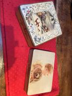 Twee oude blikken dozen,van Melle & Jacques, Verzamelen, Ophalen of Verzenden, Gebruikt