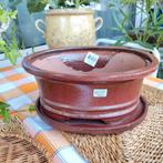 Nieuwe bonsaipot van steengoed, Tuin en Terras, Bloempotten, Ophalen of Verzenden