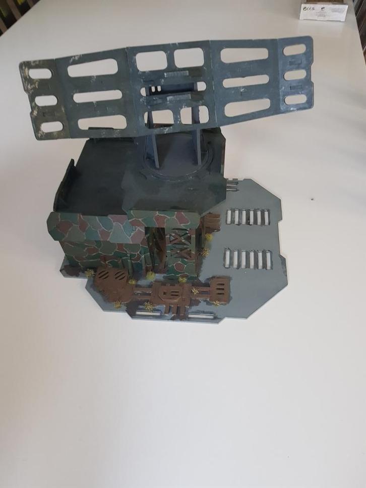Pwork Wargames: Radar station: volledig afgewerkt, Hobby en Vrije tijd, Wargaming, Zo goed als nieuw, Ophalen of Verzenden