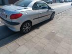 peugeot 206cc cabrio 110pk, Auto's, Peugeot, Voorwielaandrijving, Zwart, Lederen bekleding, Leder