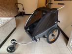 Thule coaster xt fietskar / buggy voor 2 kinderen, Ophalen, Gebruikt, Opvouwbaar, 40 tot 60 kg