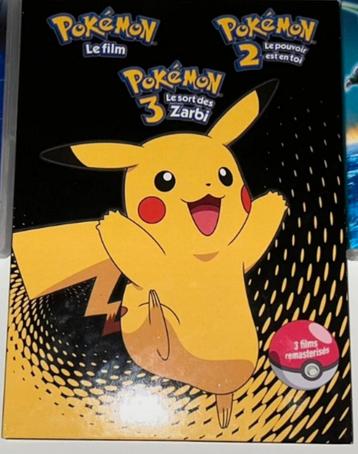 Dvd box Pokémon de 3 eerste film's (Frans)