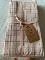 Tafelkleed. Oud roze met blauwe lijn in, Enlèvement, Neuf, Rose