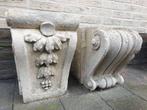 2x versierde balkon console ornament oud herenhuis anno 1885, Antiek en Kunst, Ophalen