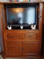 Meuble TV en chaine, Huis en Inrichting, Kasten |Televisiemeubels, Ophalen, 75 cm of meer, 100 tot 150 cm, Eikenhout