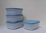 Tupperware Boite « Igloo » Surgélation - 450 ml x 4 - Bleu, Boîte, Blanc, Enlèvement ou Envoi, Neuf