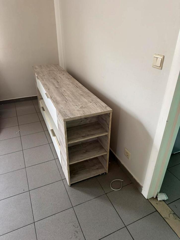 Tv kast met 4 lades, Huis en Inrichting, Kasten | Schoenenkasten, Zo goed als nieuw, Ophalen