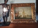 Schilderij op hout ** W. PRINCTON, Battleship *** 65 x 45, Ophalen