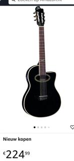 EKO NXT N100 CWE-BLK Cutaway Elektrisch Klassieke gitaar ., Muziek en Instrumenten, Overige Muziek en Instrumenten, Ophalen, Zo goed als nieuw