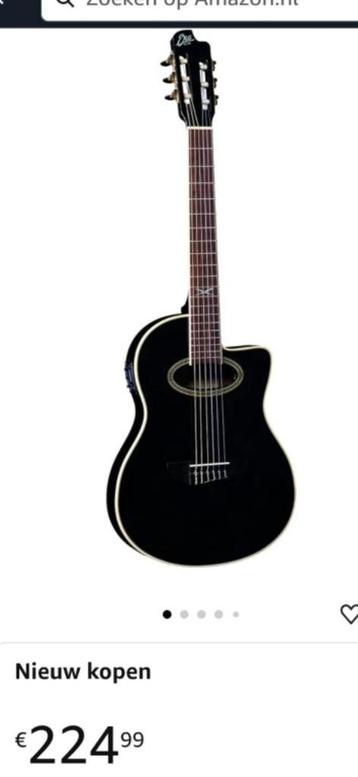 EKO NXT N100 CWE-BLK Cutaway Elektrisch Klassieke gitaar . beschikbaar voor biedingen