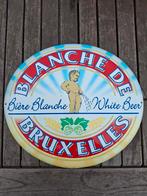 Reclamebord Blanche de Bruxelles, zeer zeldzaam, Ophalen of Verzenden, Zo goed als nieuw, Reclamebord, Plaat of Schild, Overige merken