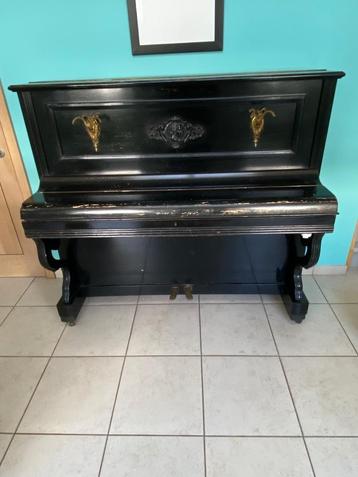 Piano, Muziek en Instrumenten, Ophalen, Gebruikt, Zwart, Piano