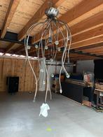 Hanglamp industrieel, Huis en Inrichting, Lampen | Kroonluchters, Ophalen, Gebruikt, Glas