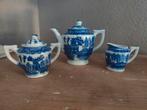 Drie delig poppen theeservies  Blue Willow .
Jaren 50, Ophalen of Verzenden