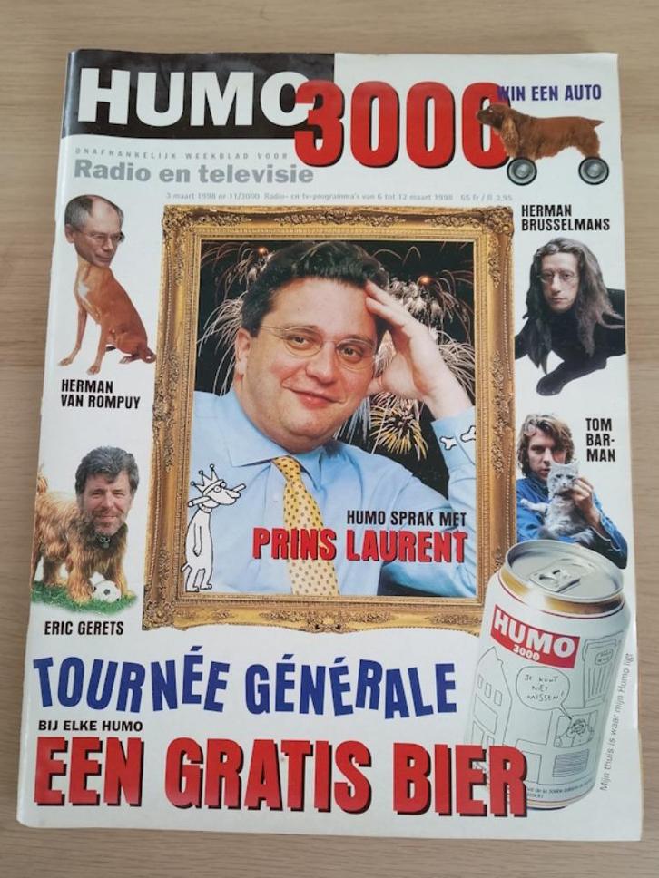Tijdschrift "Humo 3000", Verzamelen, Tijdschriften, Kranten en Knipsels, Tijdschrift, 1980 tot heden, Ophalen of Verzenden