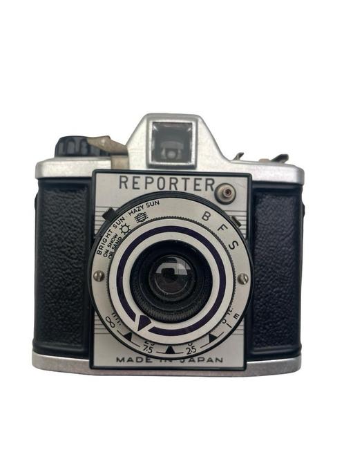 Reporter camera — Gemaakt in Japan — circa 1960, Verzamelen, Foto-apparatuur en Filmapparatuur, Fototoestel, 1940 tot 1960, Ophalen of Verzenden
