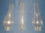 Lot 3 verres de protection  pour des lampes à pétrole, Antiquités & Art, Enlèvement