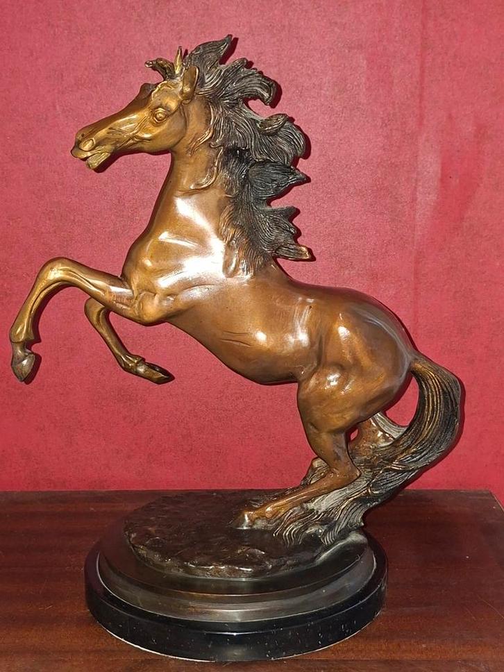 BRONZEN PAARD, Antiek en Kunst, Antiek | Brons en Koper, Brons