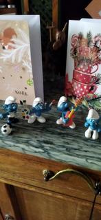 Set van 4 smurfenfiguren - Bully brand, Ophalen of Verzenden, Gebruikt, Verschillende Smurfen, Poppetje, Figuurtje of Knuffel