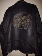 Lederen motor jas, Motoren, Kleding | Motorkleding, Ophalen, Tweedehands, Heren, Jas | leer