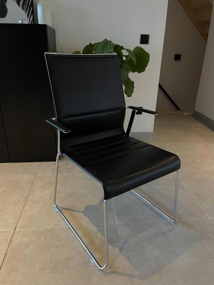 Design stoelen Italiaanse merk ICF, Stick Chair ATK 570., Maison & Meubles, Chaises, Noir, Enlèvement