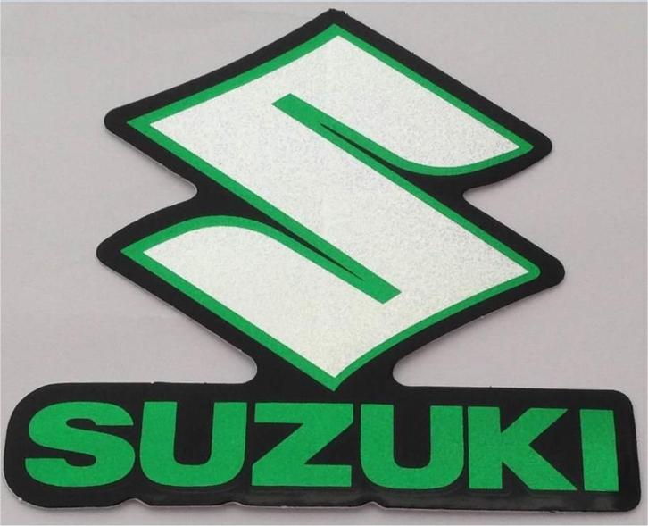 Suzuki metallic sticker #8, Motoren, Accessoires | Stickers, Verzenden