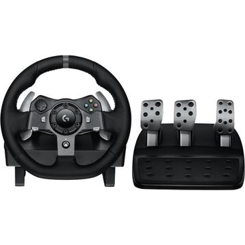 Logitech G920 Driving Force - Racestuur + Logitech Shifter, Enlèvement ou Envoi, Comme neuf, Volant ou Accessoire de sport, Xbox One