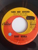 TONY ROMA. TURN HER AROUND. VG .OLDIES POPCORN 45T, CD & DVD, Enlèvement ou Envoi, Utilisé