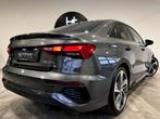 Audi A3 35 TDi S-TRONIC/ 3X S-LINE/ SHADOW LOOK/ CARPLAY, 4 deurs, 4 cilinders, Bedrijf, Zilver of Grijs
