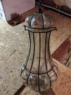 Lampe en verre structuré, Ophalen, Zo goed als nieuw, Glas